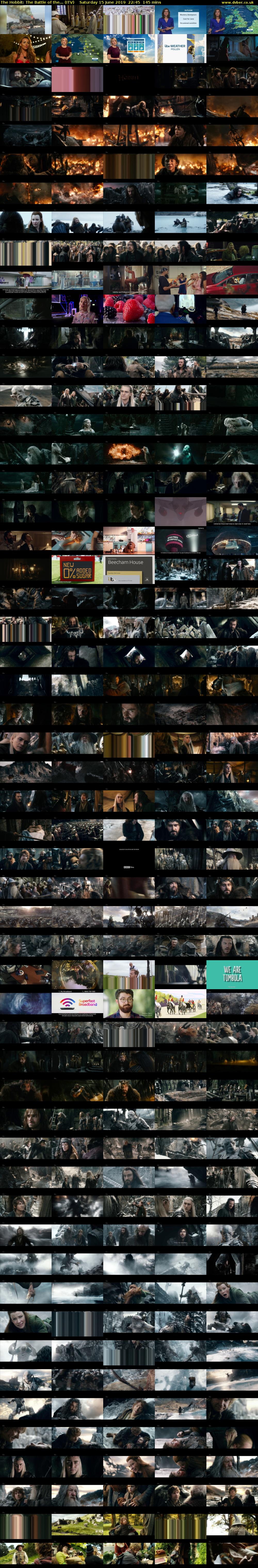 The Hobbit: The Battle of the... (ITV) Saturday 15 June 2019 22:45 - 01:10