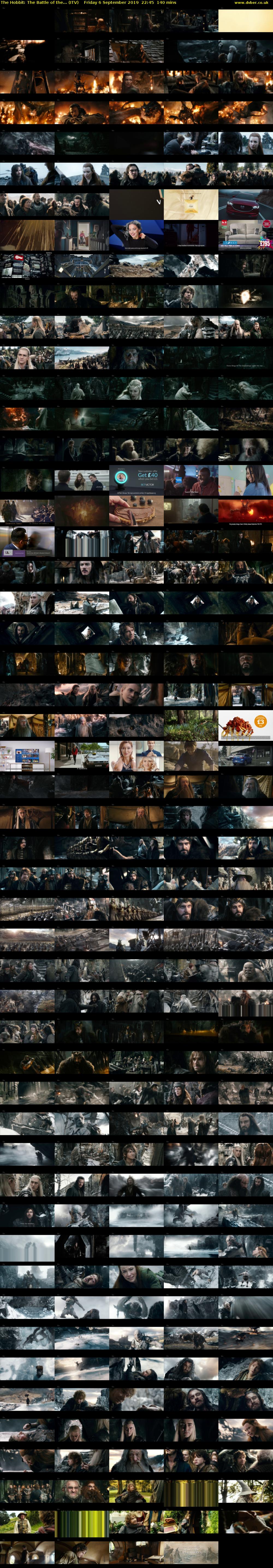 The Hobbit: The Battle of the... (ITV) Friday 6 September 2019 22:45 - 01:05