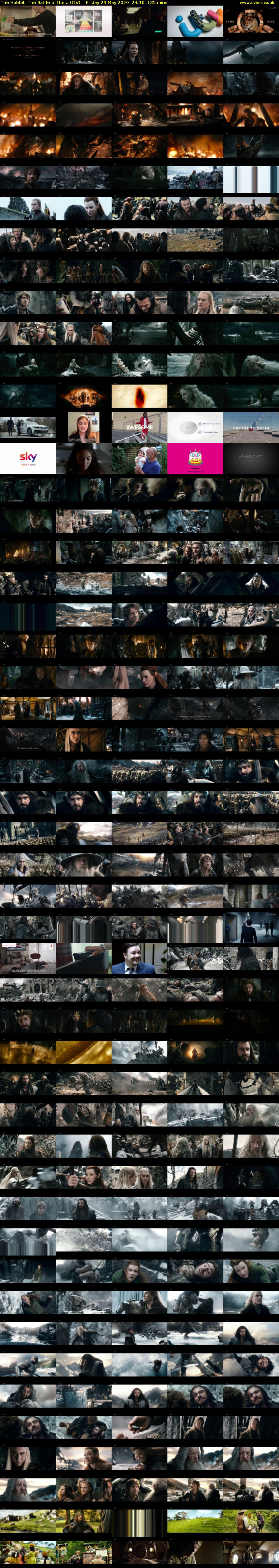 The Hobbit: The Battle of the... (ITV) Friday 29 May 2020 23:10 - 01:25