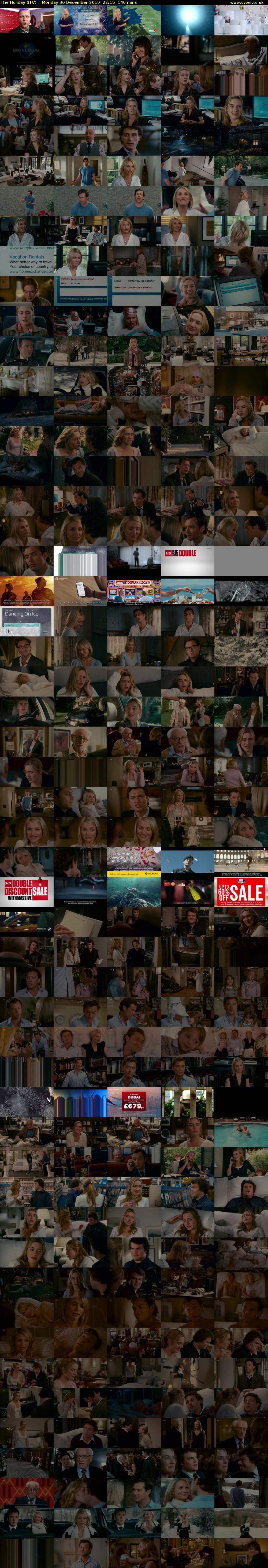 The Holiday (ITV) Monday 30 December 2019 22:15 - 00:35