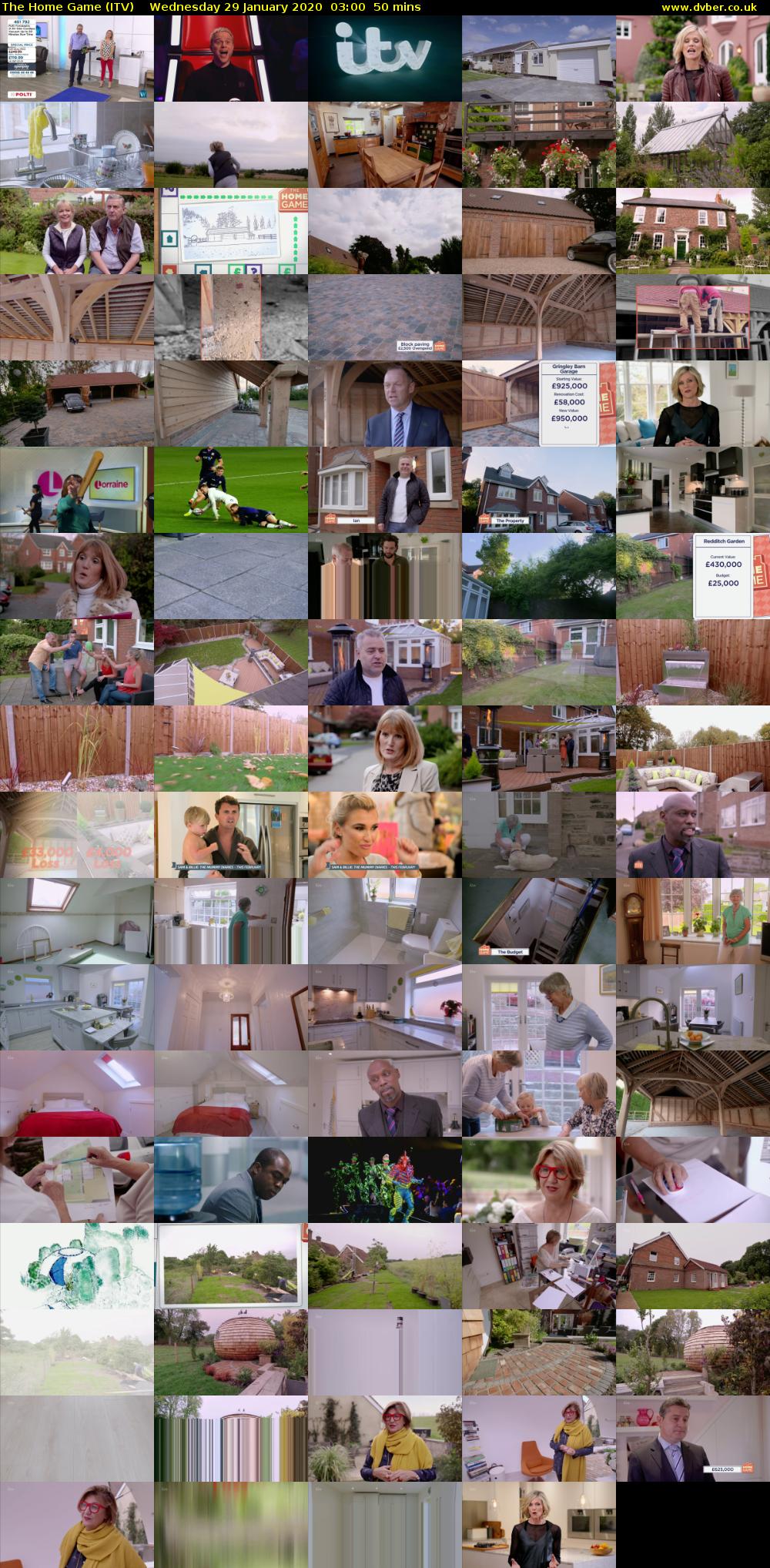 The Home Game (ITV) Wednesday 29 January 2020 03:00 - 03:50