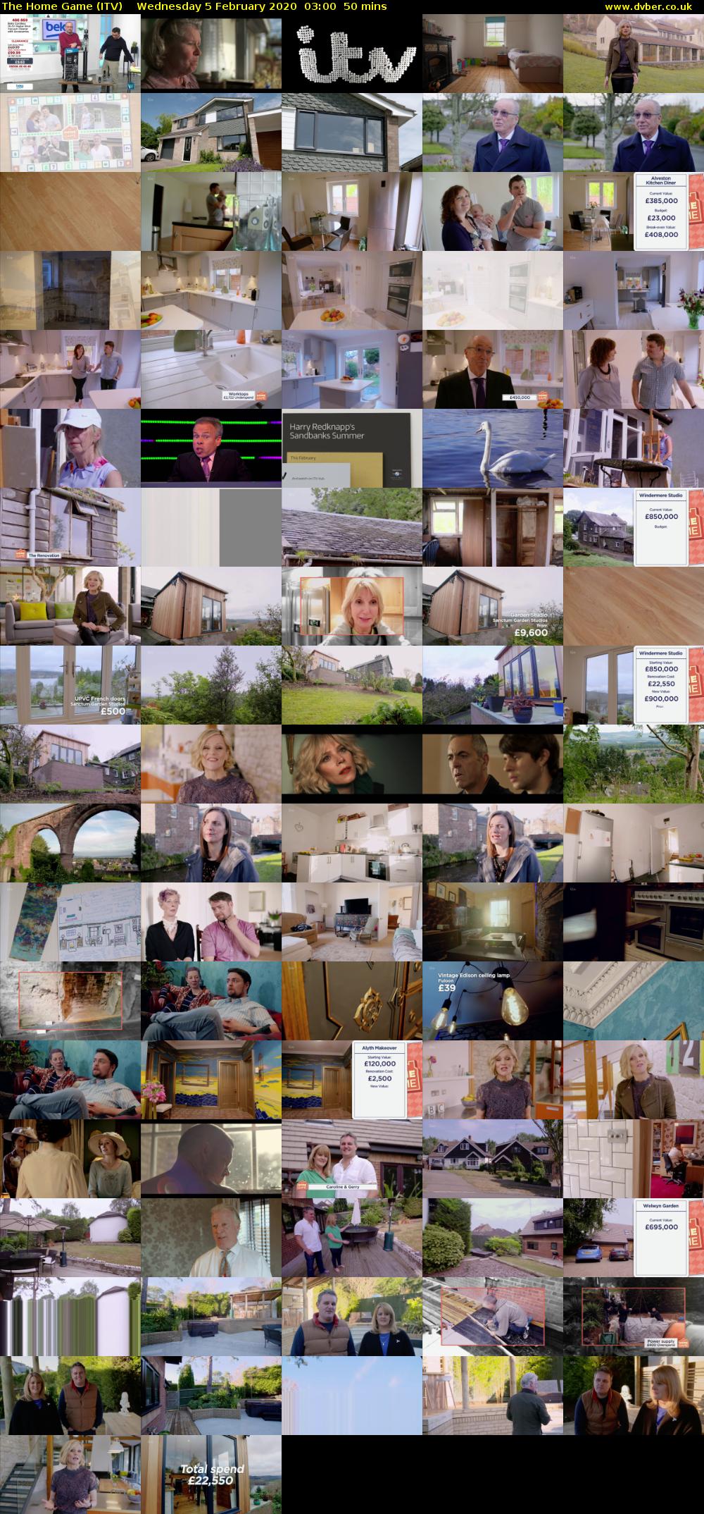 The Home Game (ITV) Wednesday 5 February 2020 03:00 - 03:50