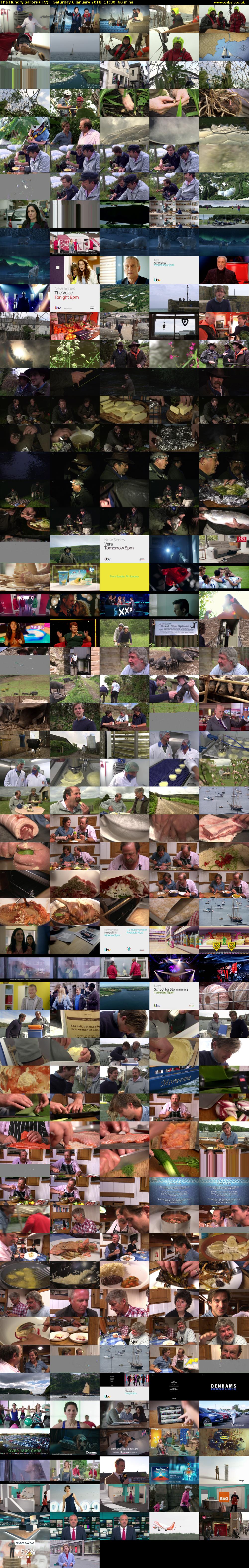 The Hungry Sailors (ITV) Saturday 6 January 2018 11:30 - 12:30