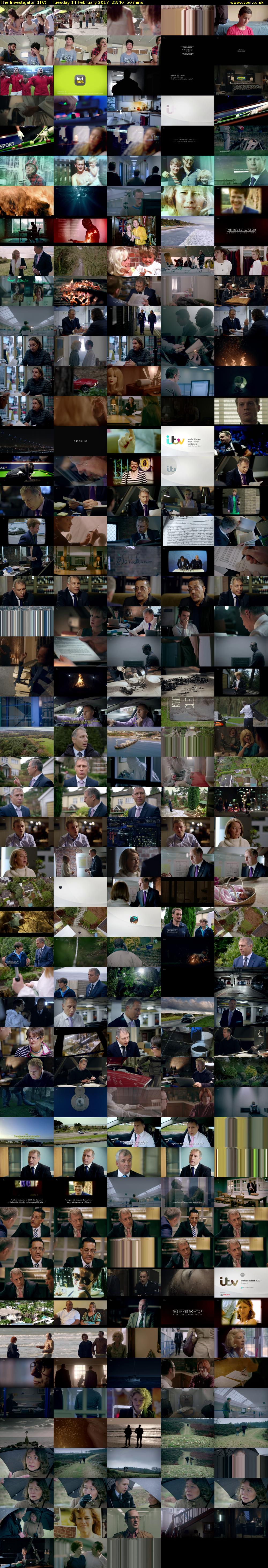 The Investigator (ITV) Tuesday 14 February 2017 23:40 - 00:30