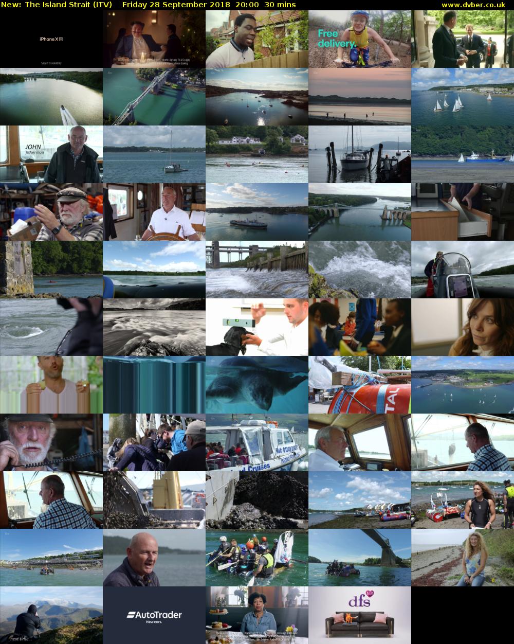 The Island Strait (ITV) Friday 28 September 2018 20:00 - 20:30