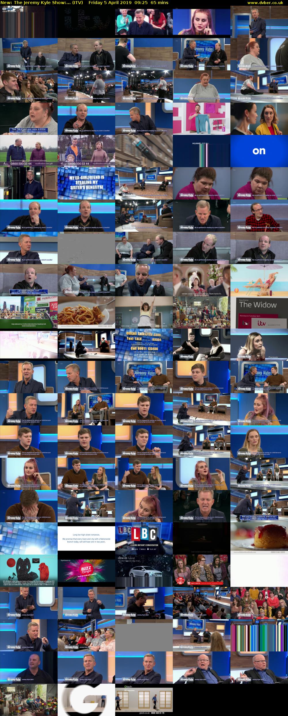 The Jeremy Kyle Show:... (ITV) Friday 5 April 2019 09:25 - 10:30