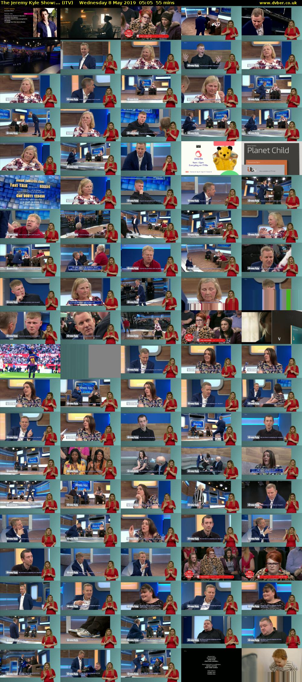 The Jeremy Kyle Show:... (ITV) Wednesday 8 May 2019 05:05 - 06:00