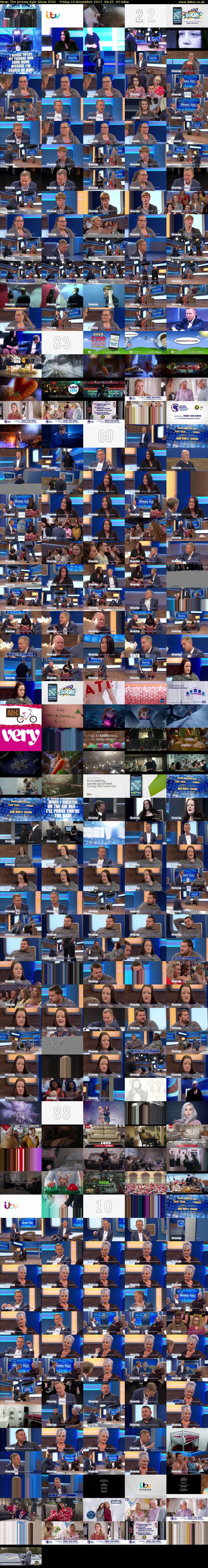 The Jeremy Kyle Show (ITV) Friday 10 November 2017 09:25 - 10:30