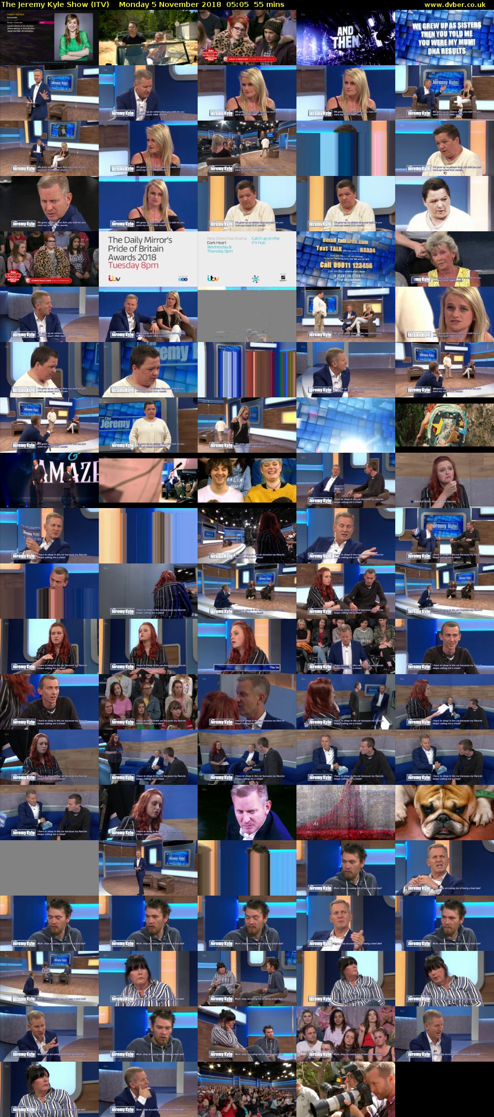The Jeremy Kyle Show (ITV) Monday 5 November 2018 05:05 - 06:00