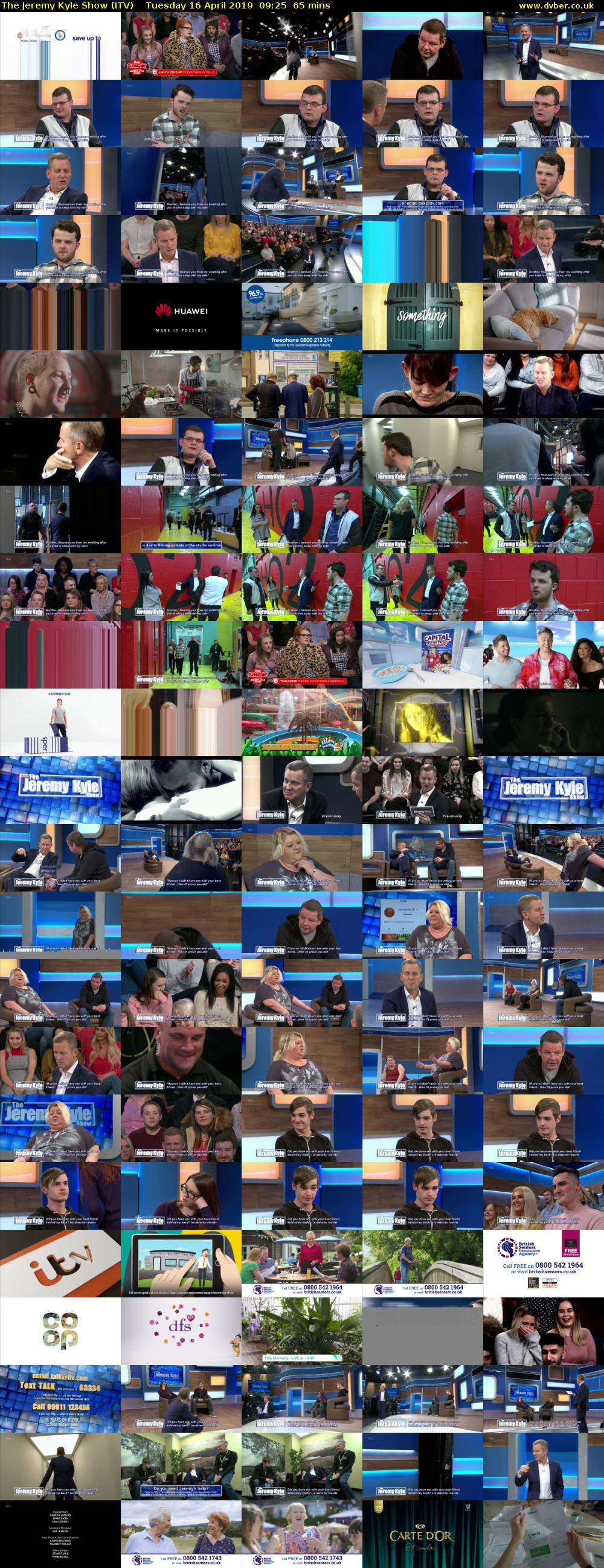 The Jeremy Kyle Show (ITV) Tuesday 16 April 2019 09:25 - 10:30