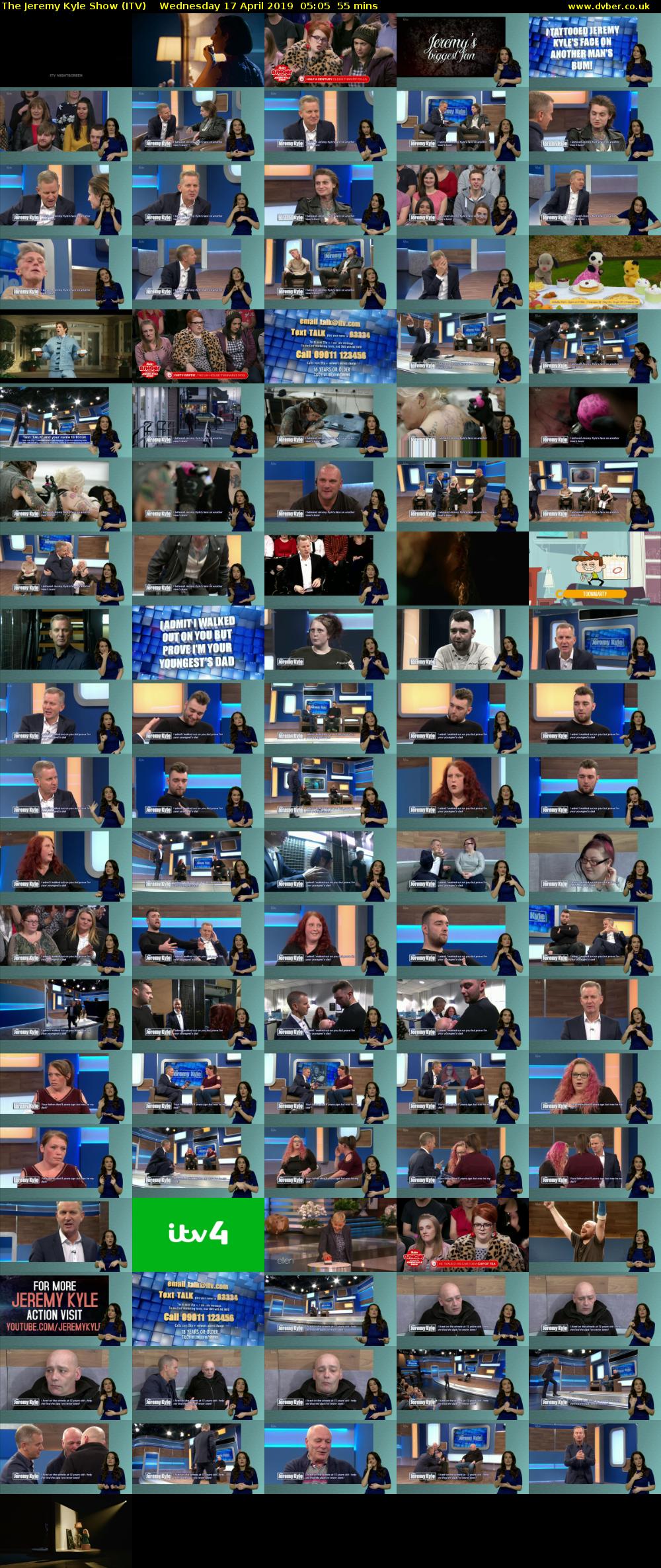 The Jeremy Kyle Show (ITV) Wednesday 17 April 2019 05:05 - 06:00