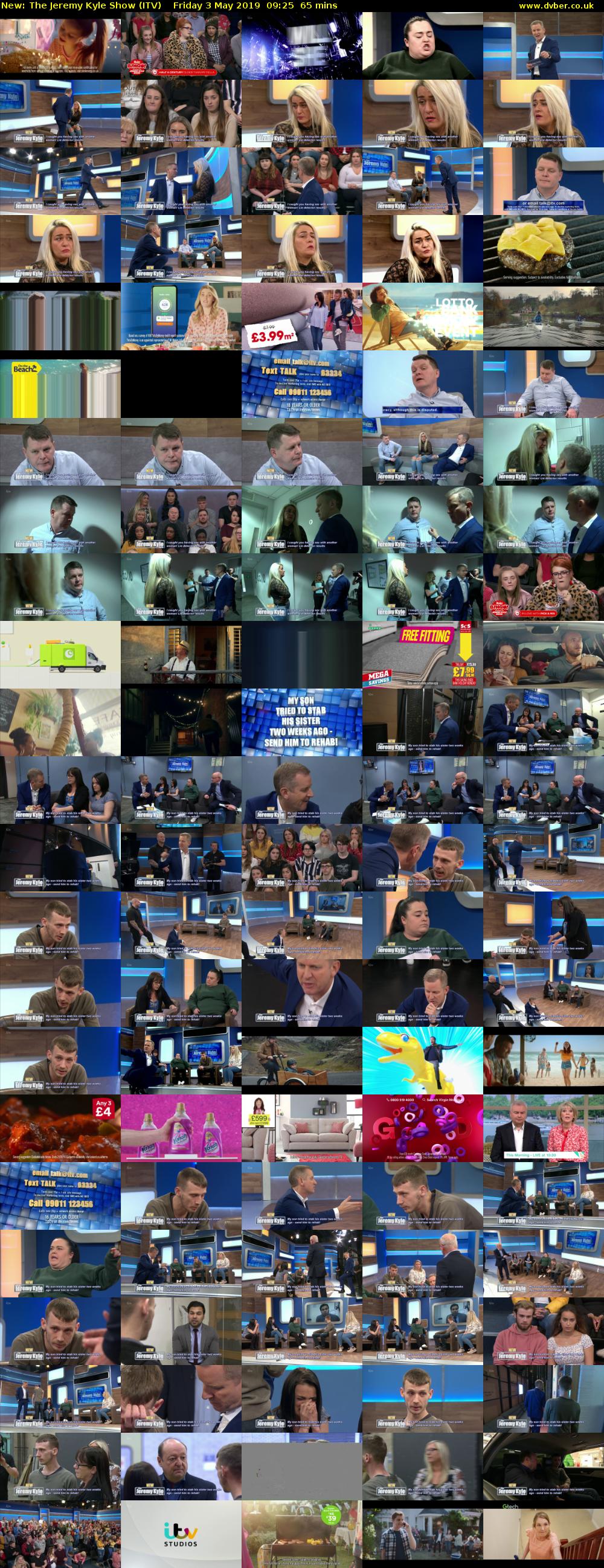 The Jeremy Kyle Show (ITV) Friday 3 May 2019 09:25 - 10:30