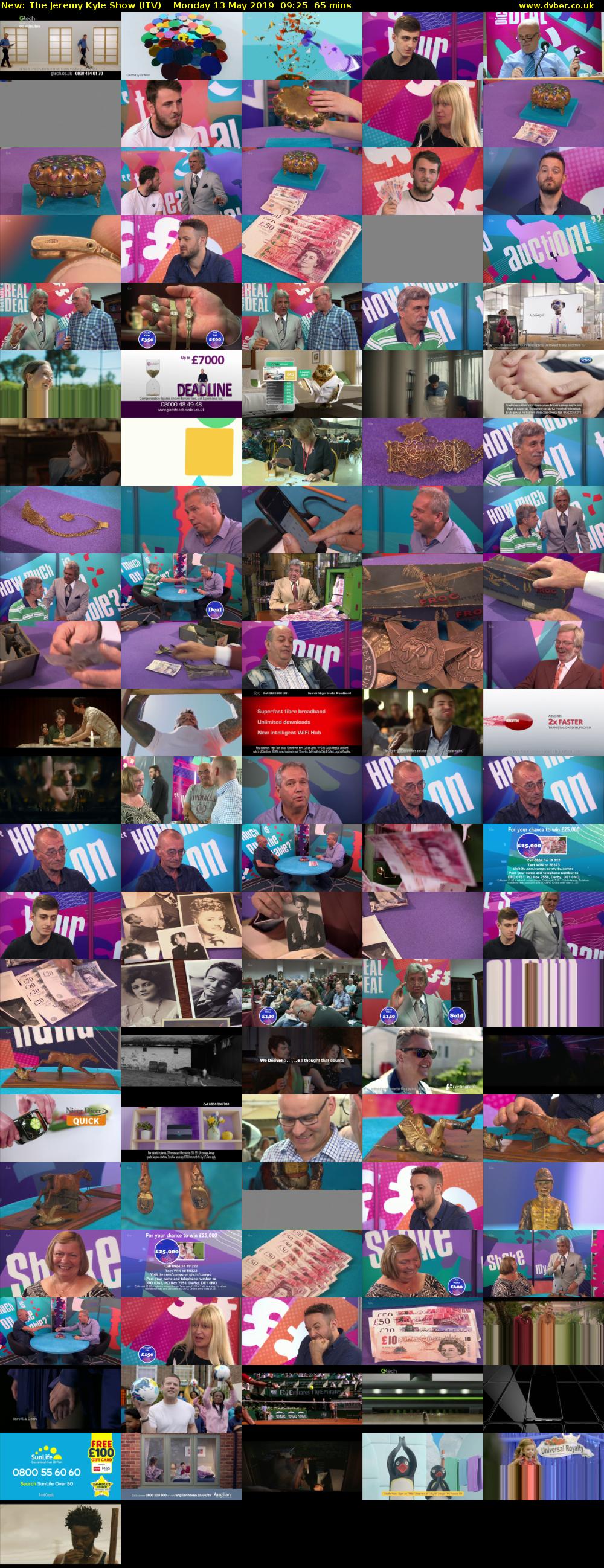 The Jeremy Kyle Show (ITV) Monday 13 May 2019 09:25 - 10:30