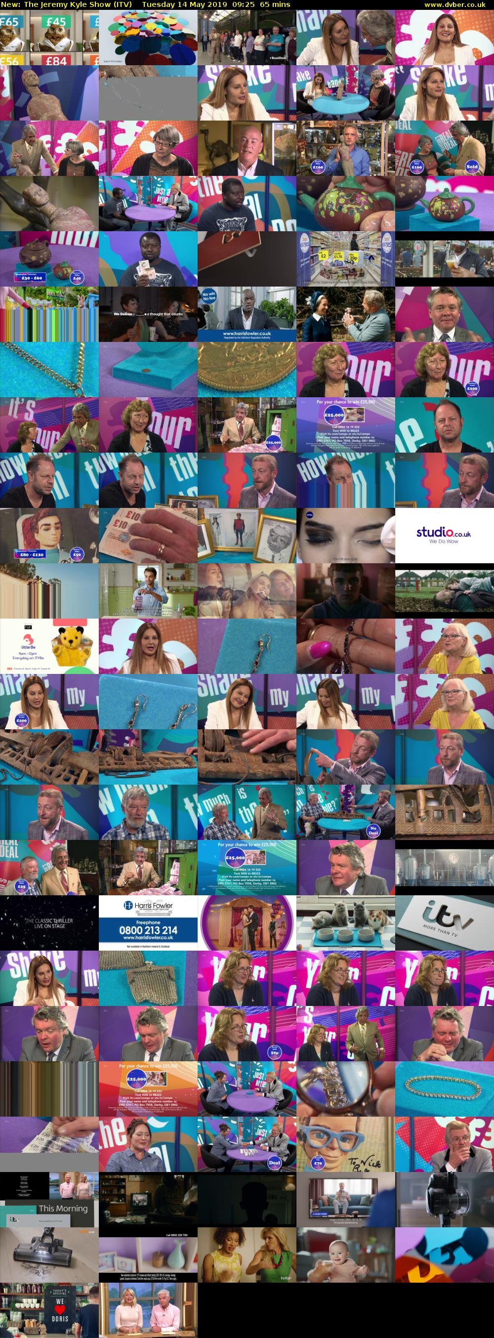 The Jeremy Kyle Show (ITV) Tuesday 14 May 2019 09:25 - 10:30