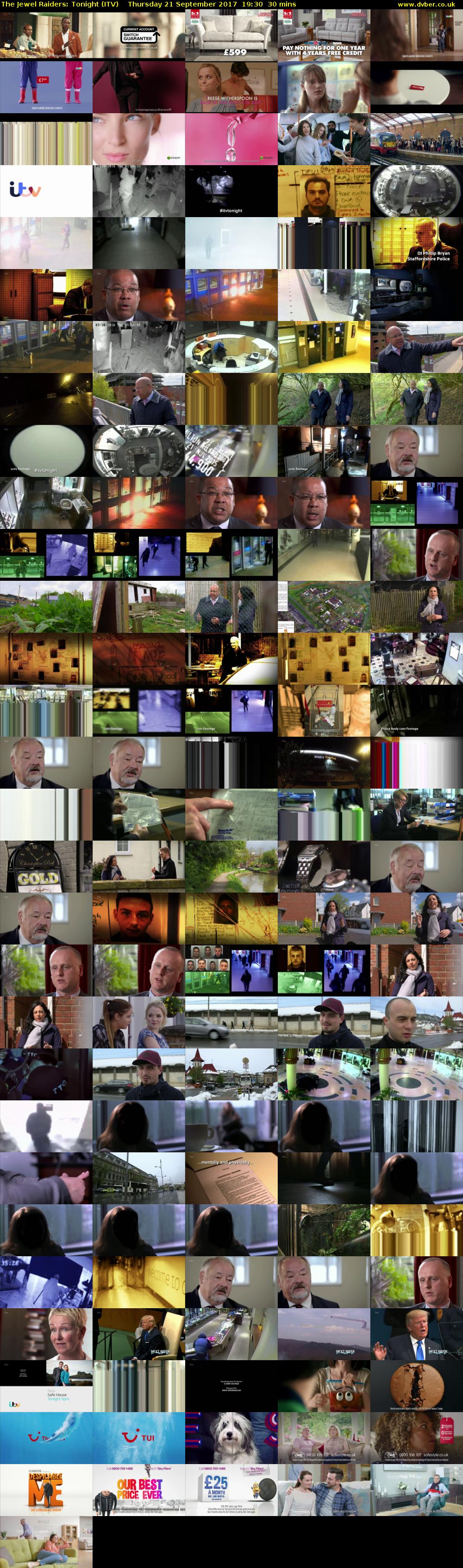 The Jewel Raiders: Tonight (ITV) Thursday 21 September 2017 19:30 - 20:00