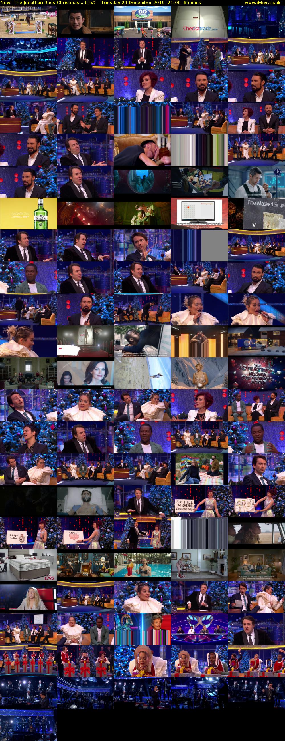 The Jonathan Ross Christmas... (ITV) Tuesday 24 December 2019 21:00 - 22:05