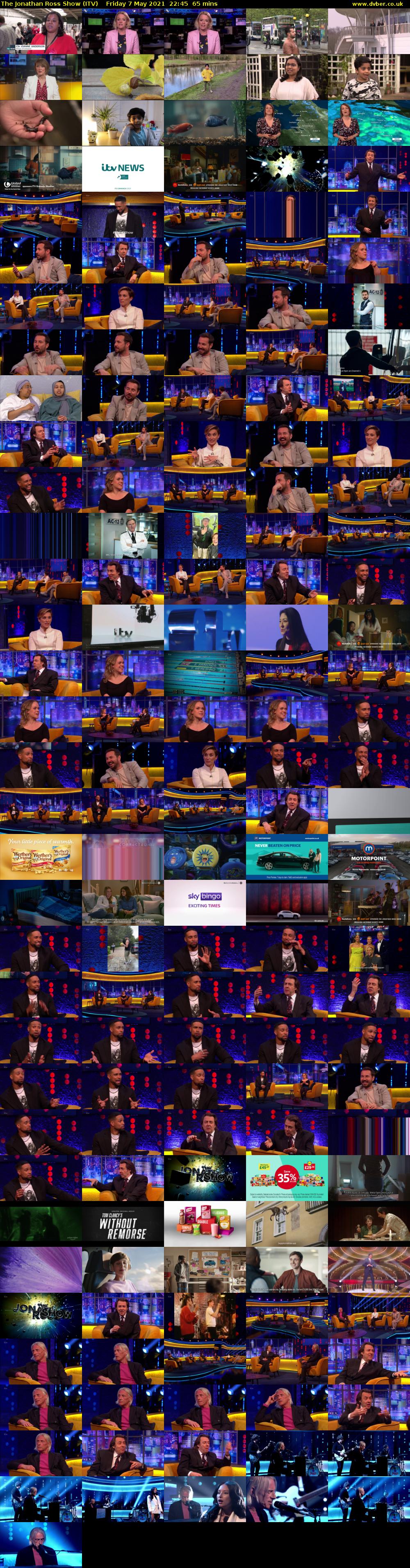 The Jonathan Ross Show (ITV) Friday 7 May 2021 22:45 - 23:50