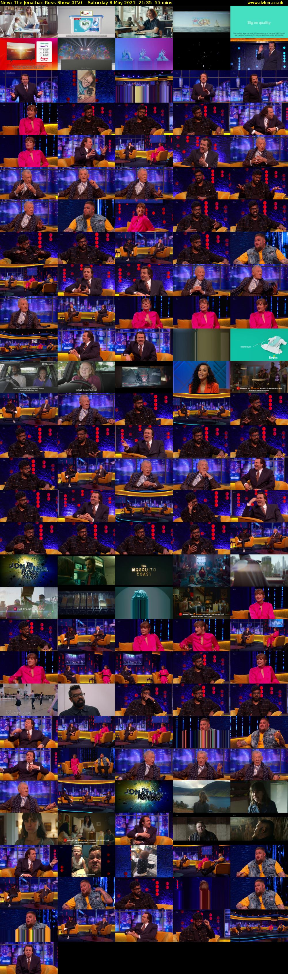 The Jonathan Ross Show (ITV) Saturday 8 May 2021 21:35 - 22:30