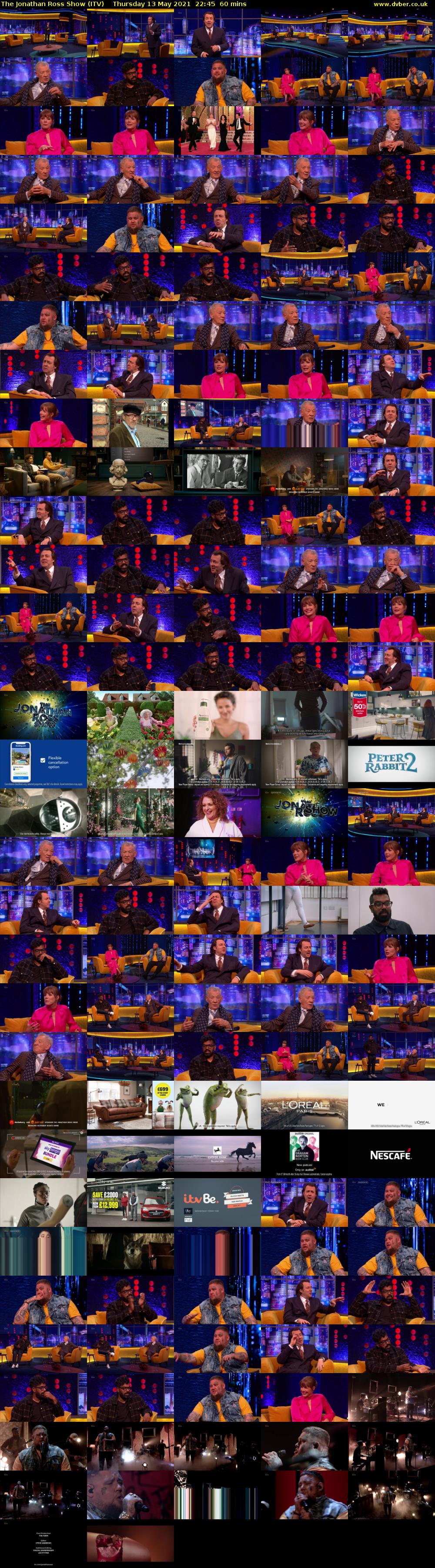 The Jonathan Ross Show (ITV) Thursday 13 May 2021 22:45 - 23:45