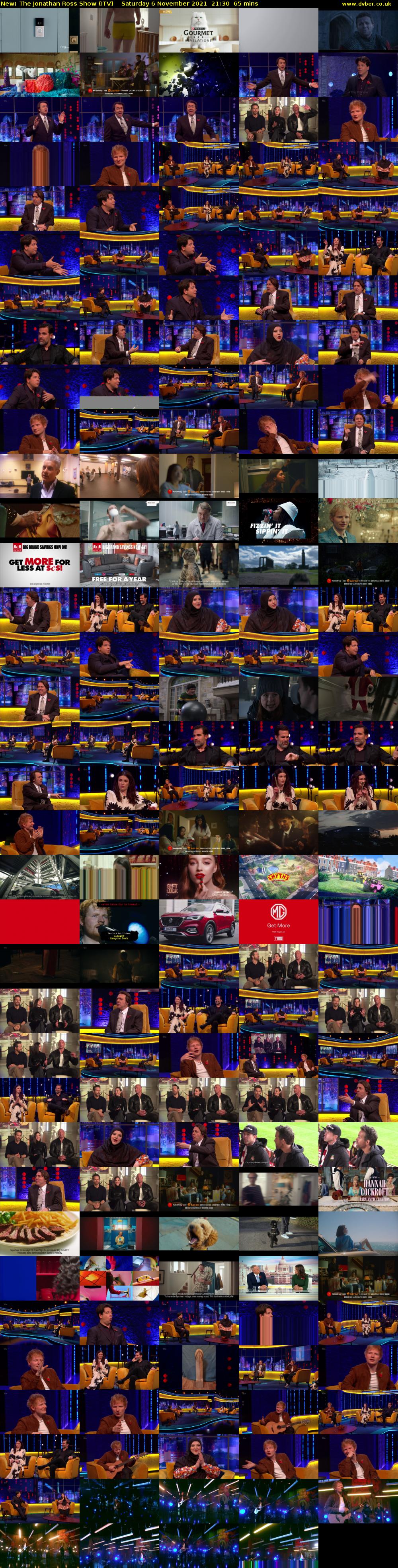The Jonathan Ross Show (ITV) Saturday 6 November 2021 21:30 - 22:35