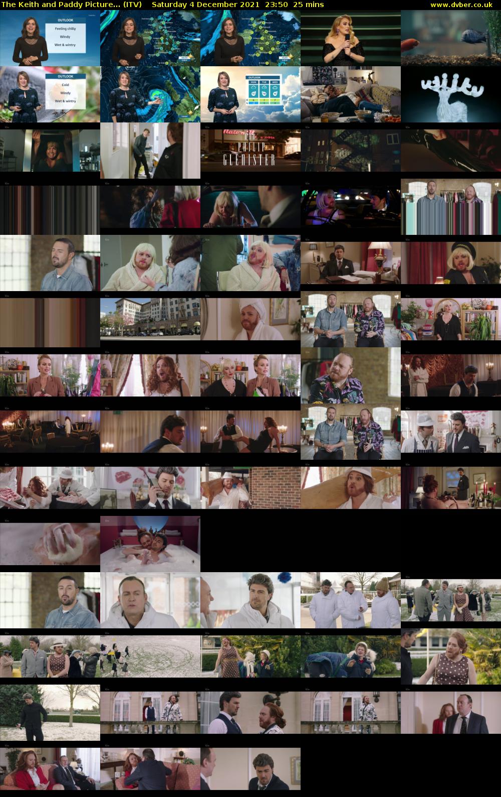 The Keith and Paddy Picture... (ITV) Saturday 4 December 2021 23:50 - 00:15