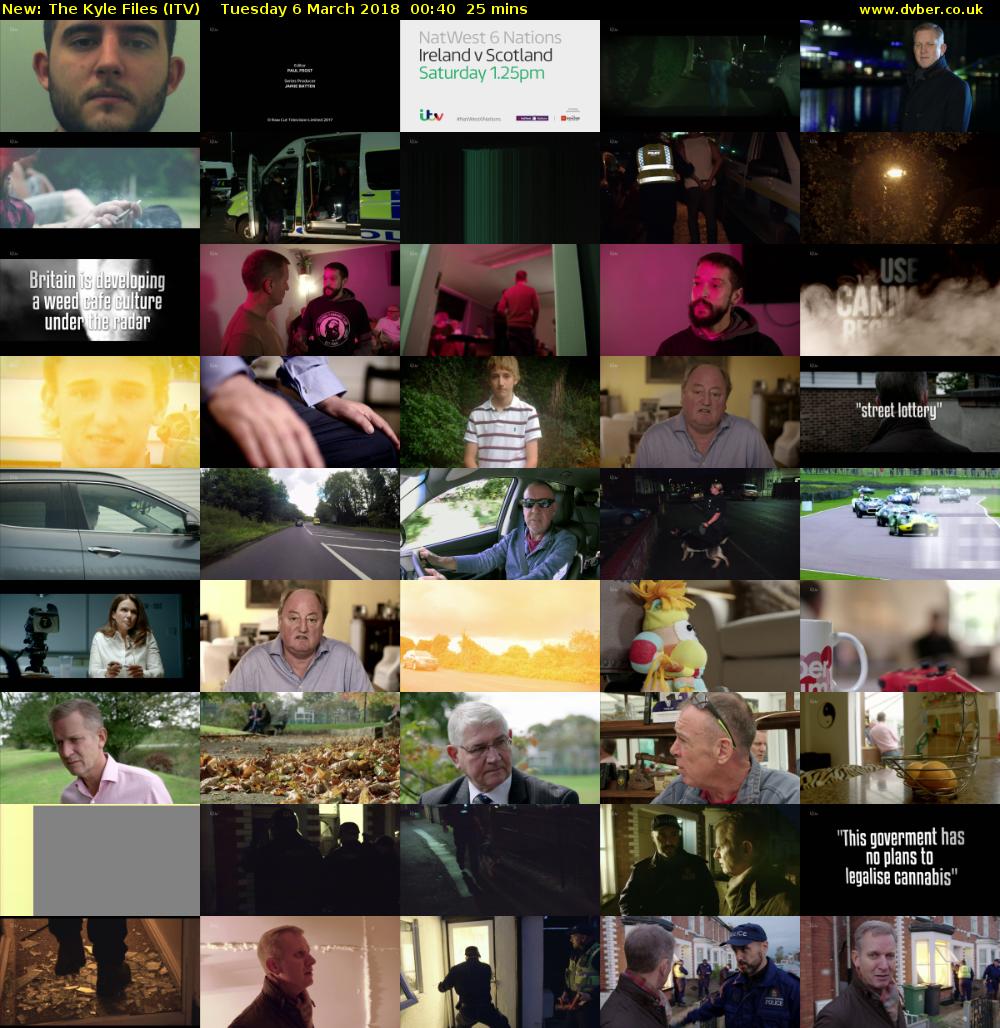 The Kyle Files (ITV) Tuesday 6 March 2018 00:40 - 01:05