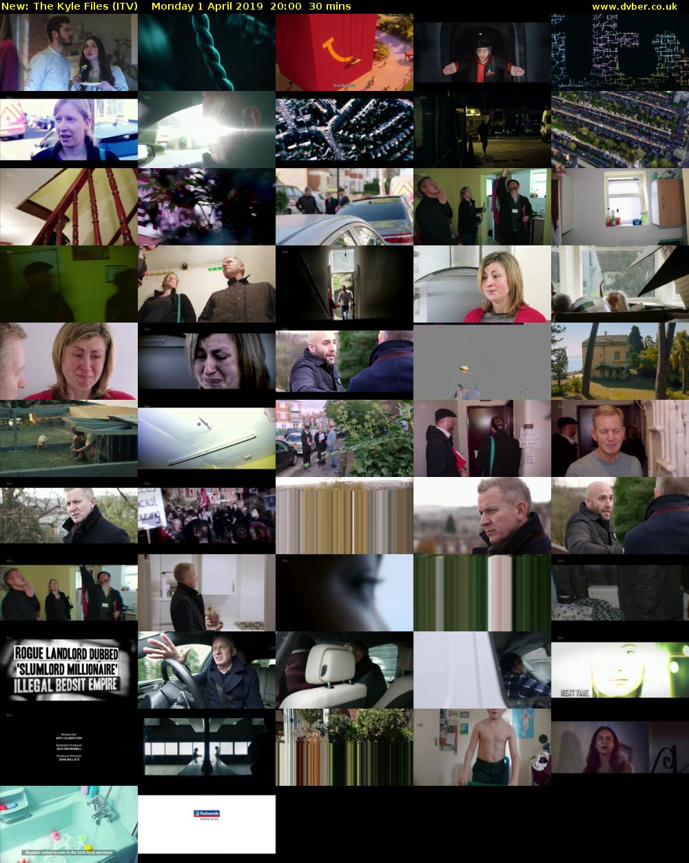 The Kyle Files (ITV) Monday 1 April 2019 20:00 - 20:30