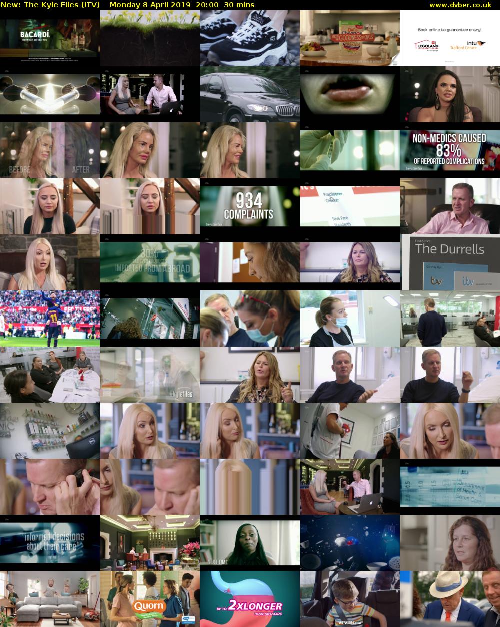 The Kyle Files (ITV) Monday 8 April 2019 20:00 - 20:30