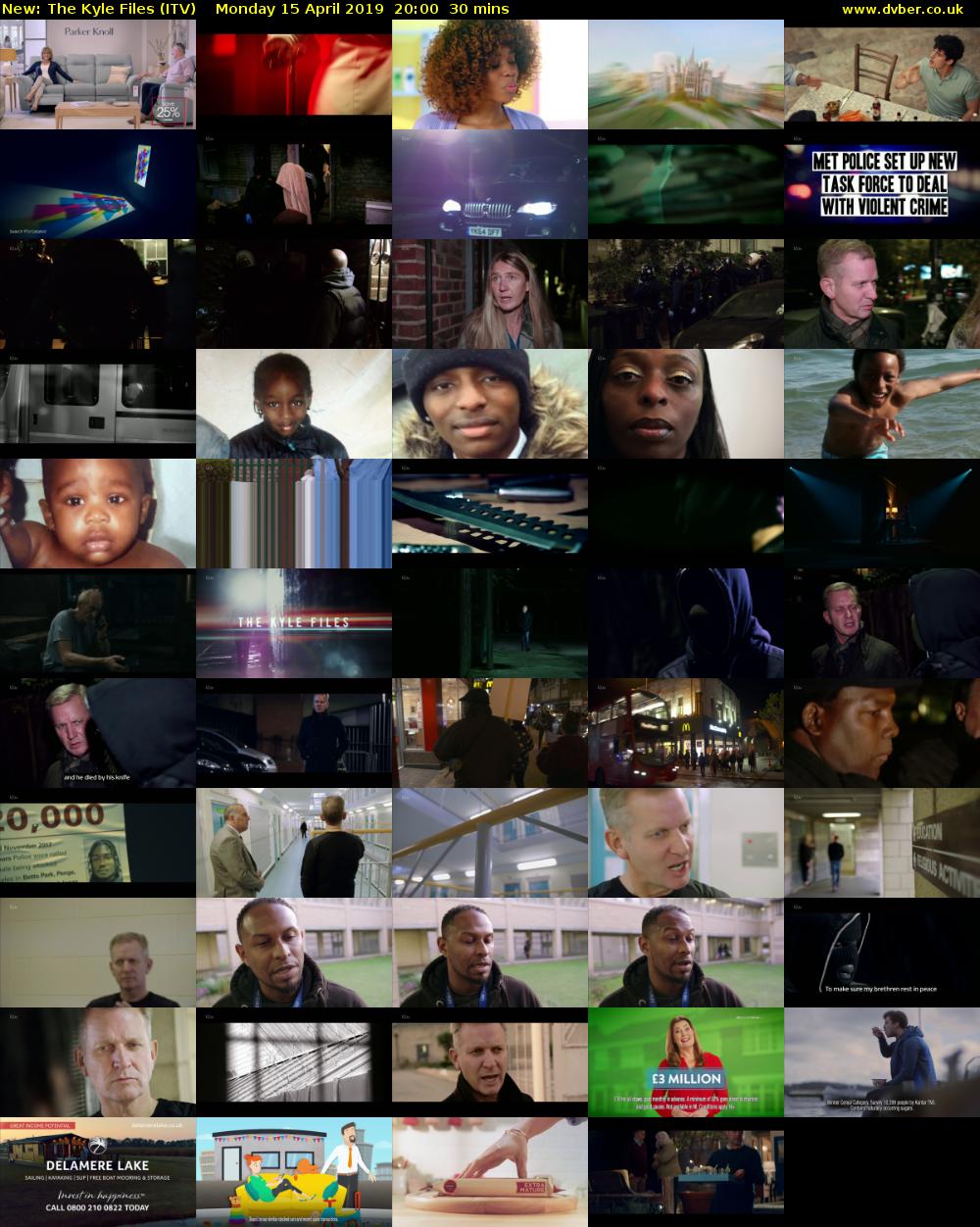 The Kyle Files (ITV) Monday 15 April 2019 20:00 - 20:30