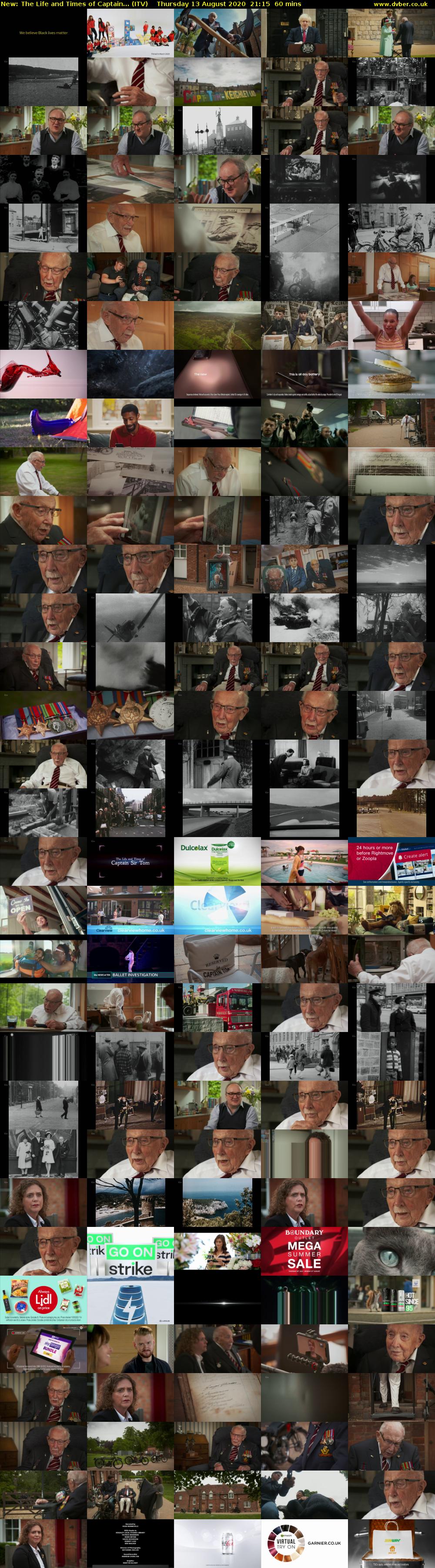 The Life and Times of Captain... (ITV) Thursday 13 August 2020 21:15 - 22:15
