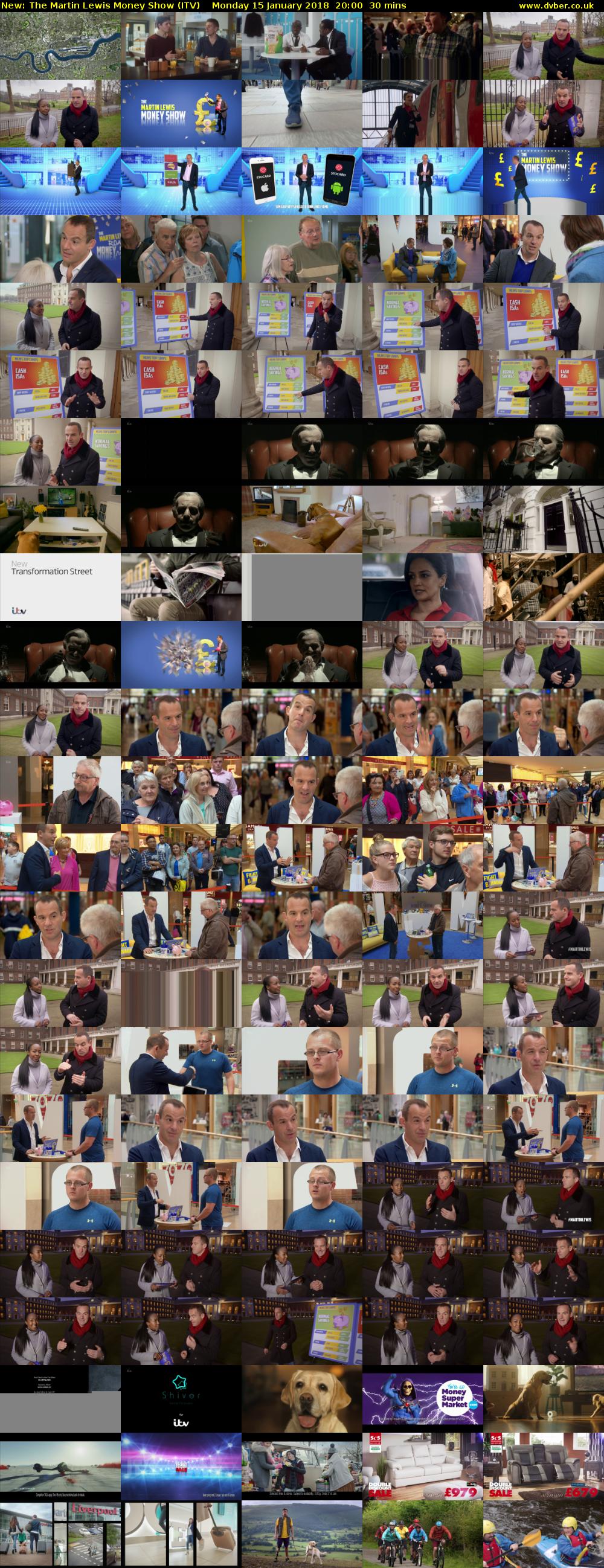 The Martin Lewis Money Show (ITV) Monday 15 January 2018 20:00 - 20:30