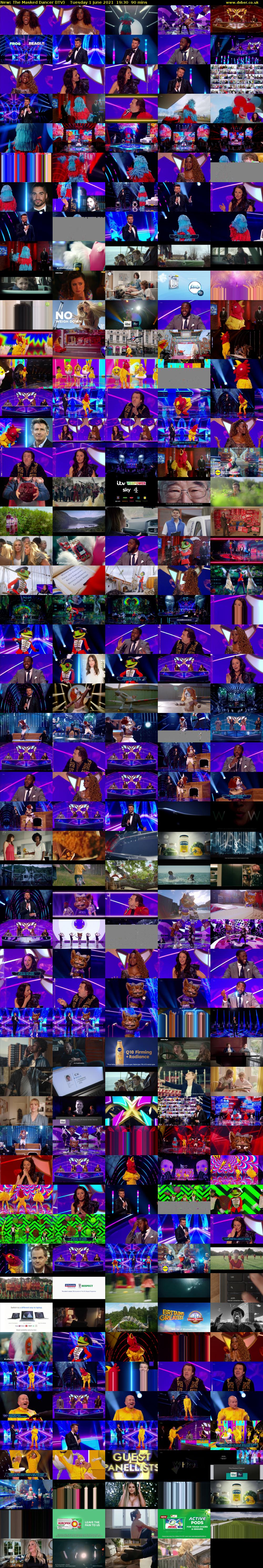 The Masked Dancer (ITV) Tuesday 1 June 2021 19:30 - 21:00