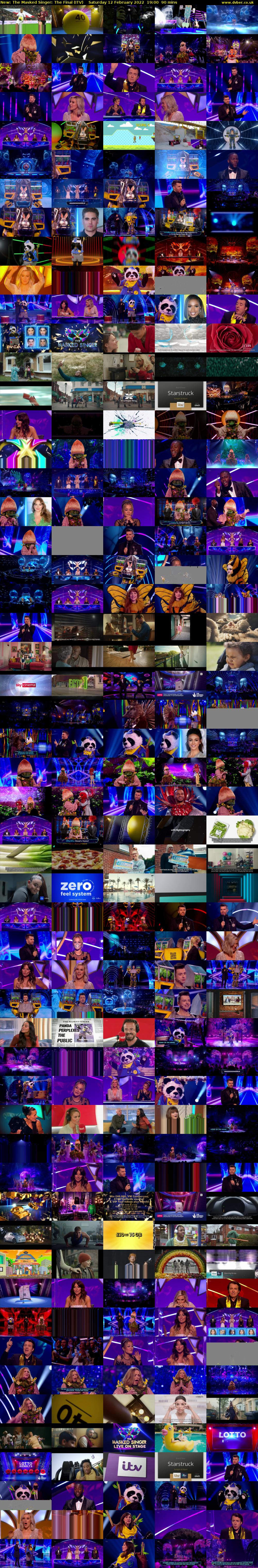 The Masked Singer: The Final (ITV) Saturday 12 February 2022 19:00 - 20:30
