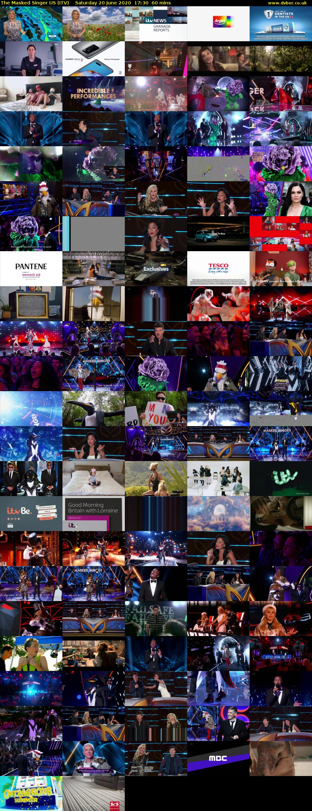 The Masked Singer US (ITV) Saturday 20 June 2020 17:30 - 18:30