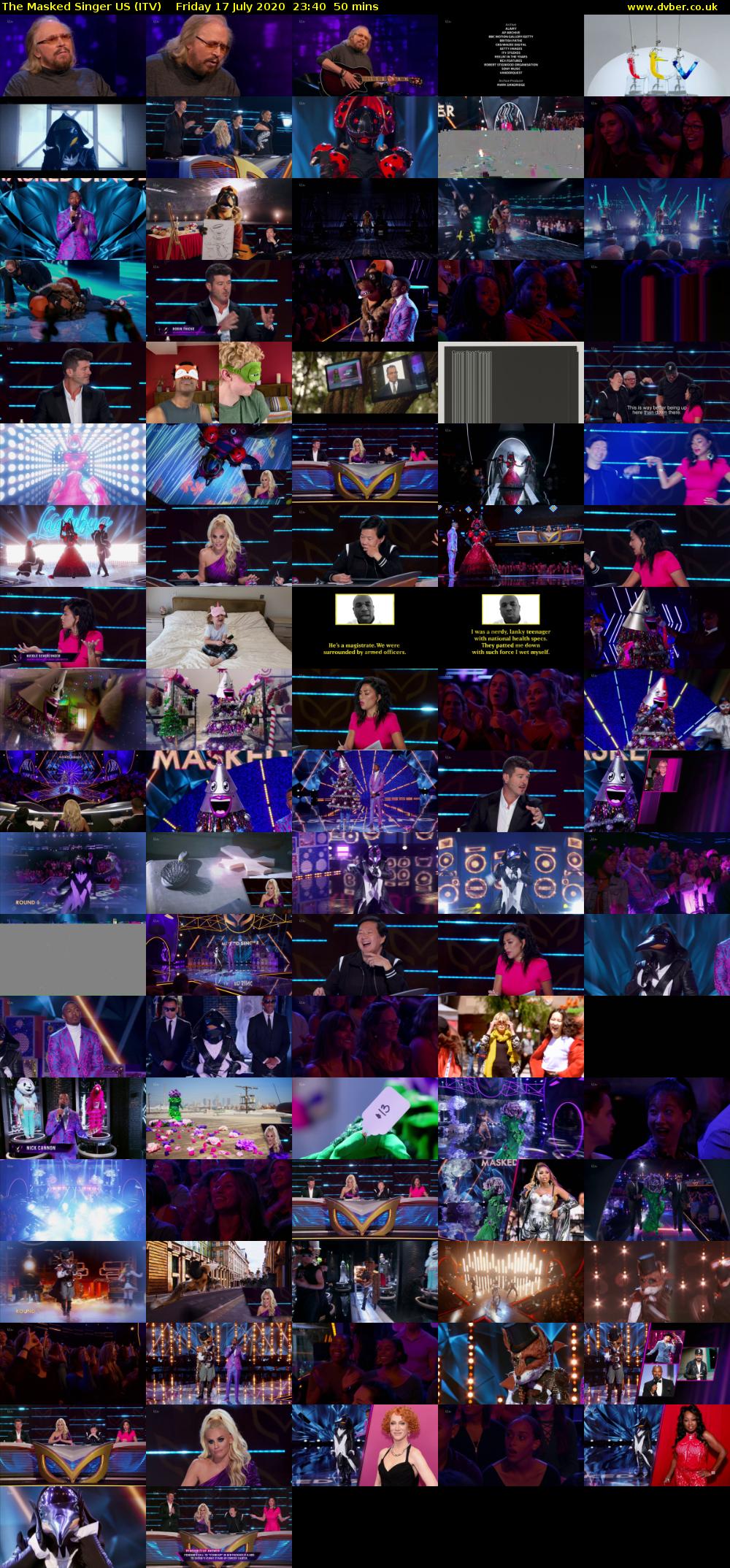 The Masked Singer US (ITV) Friday 17 July 2020 23:40 - 00:30