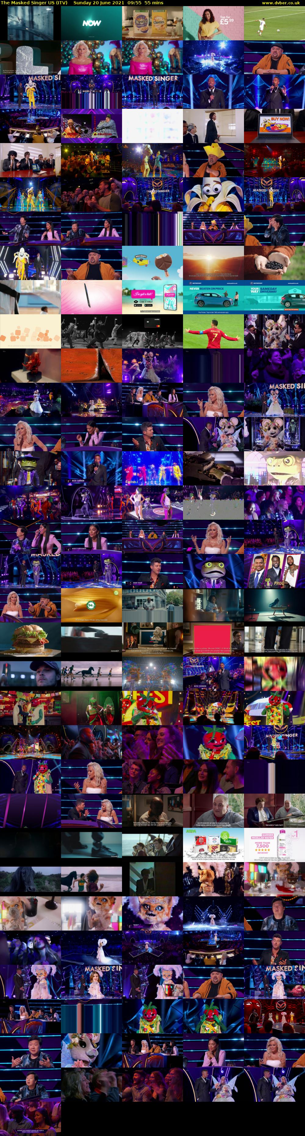The Masked Singer US (ITV) Sunday 20 June 2021 09:55 - 10:50