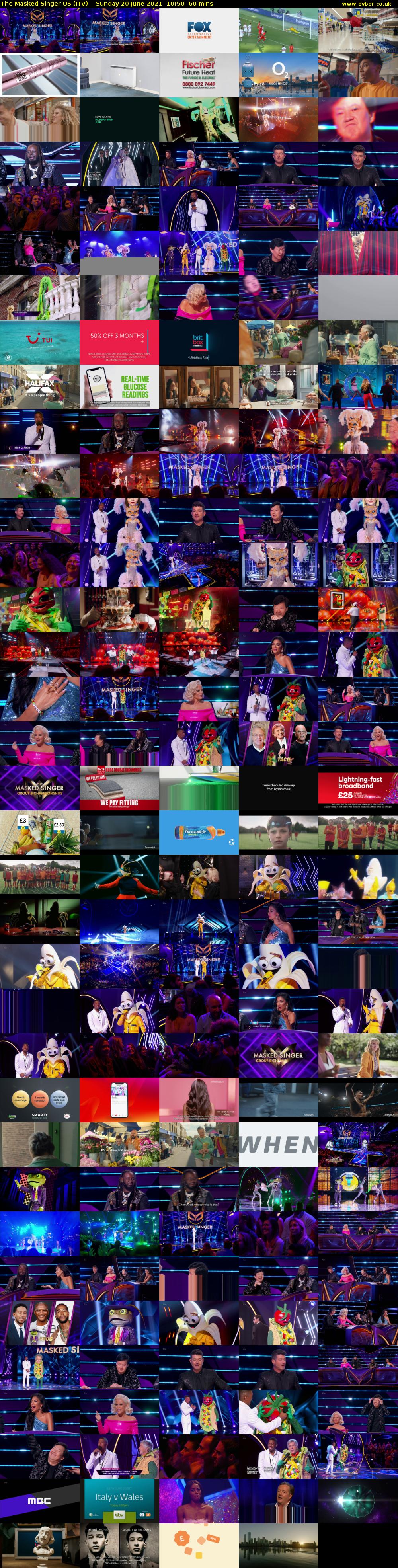 The Masked Singer US (ITV) Sunday 20 June 2021 10:50 - 11:50