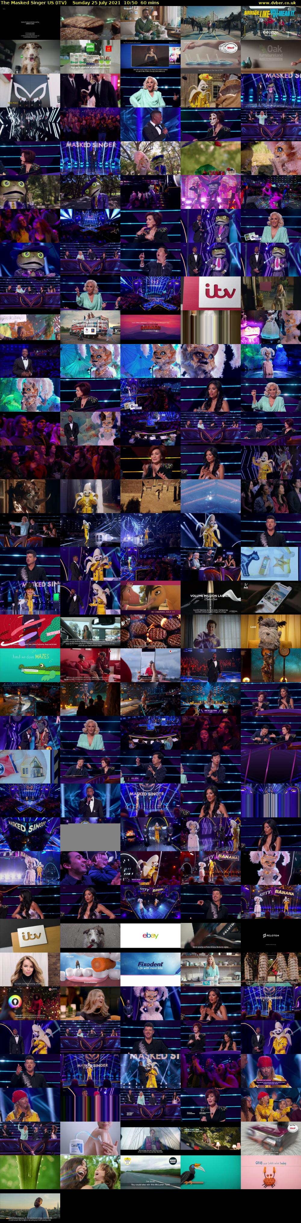 The Masked Singer US (ITV) Sunday 25 July 2021 10:50 - 11:50