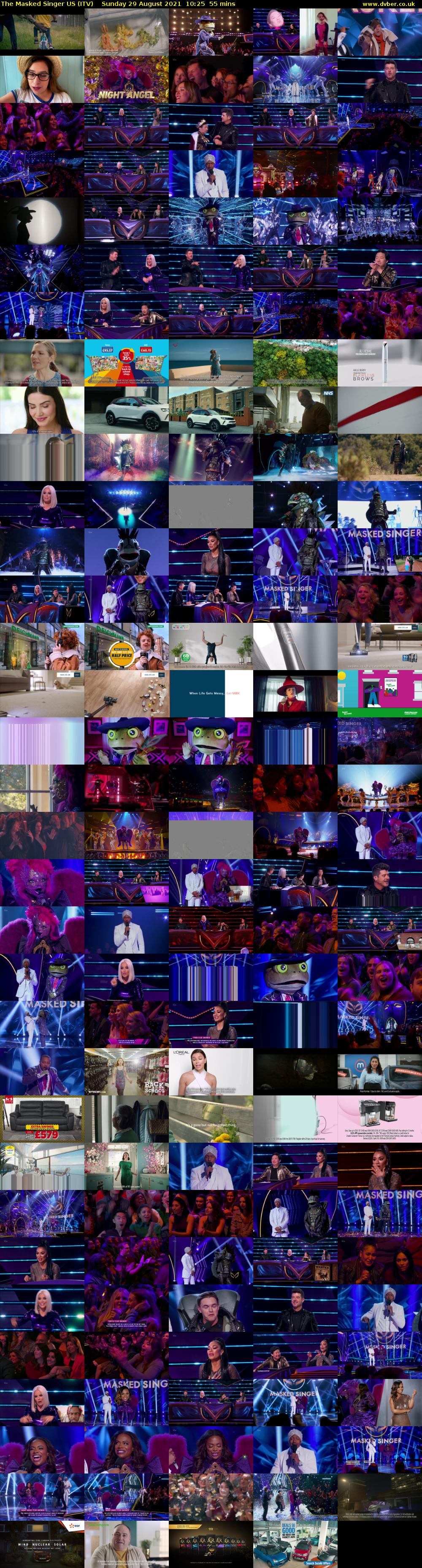The Masked Singer US (ITV) Sunday 29 August 2021 10:25 - 11:20