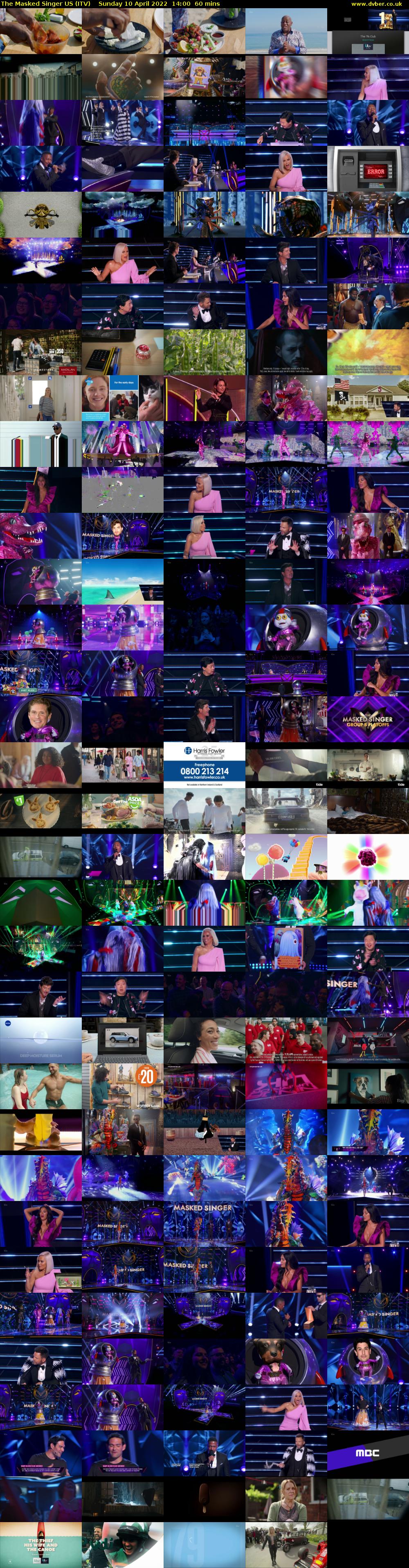 The Masked Singer US (ITV) Sunday 10 April 2022 14:00 - 15:00