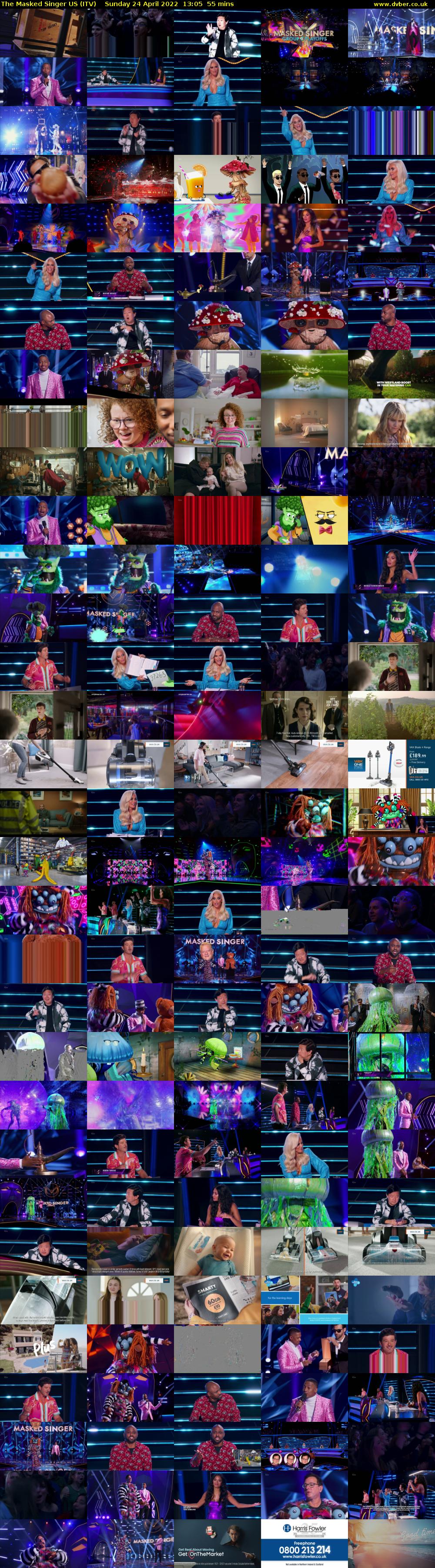 The Masked Singer US (ITV) Sunday 24 April 2022 13:05 - 14:00