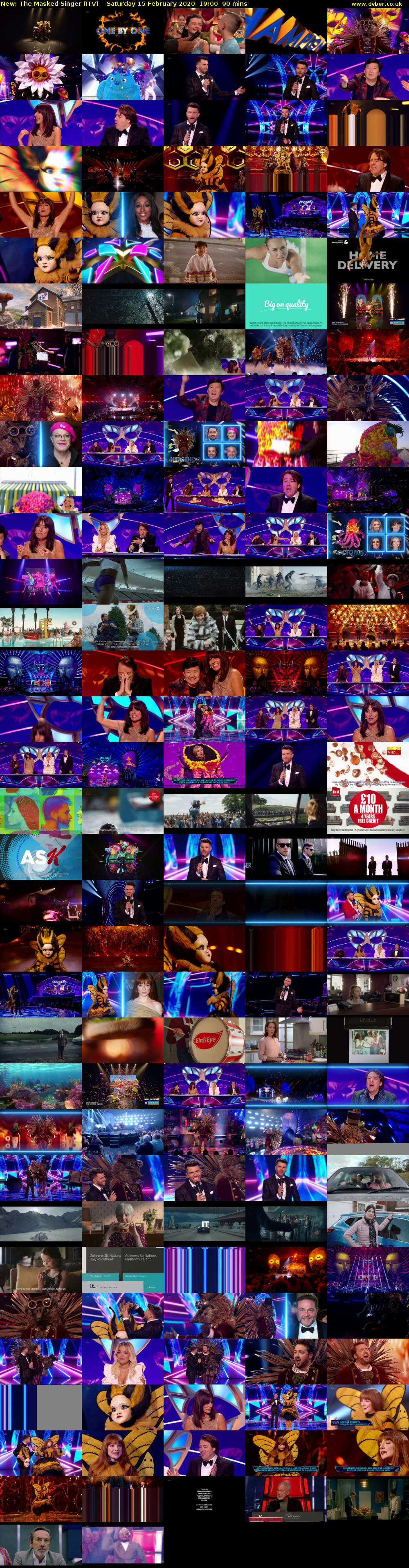 The Masked Singer (ITV) Saturday 15 February 2020 19:00 - 20:30