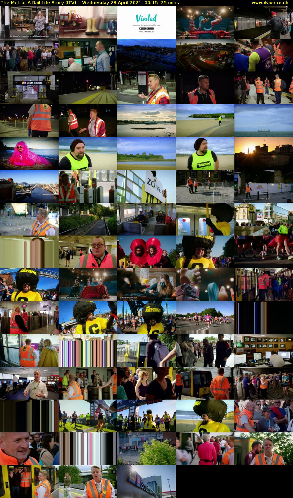 The Metro: A Rail Life Story (ITV) Wednesday 28 April 2021 00:15 - 00:40