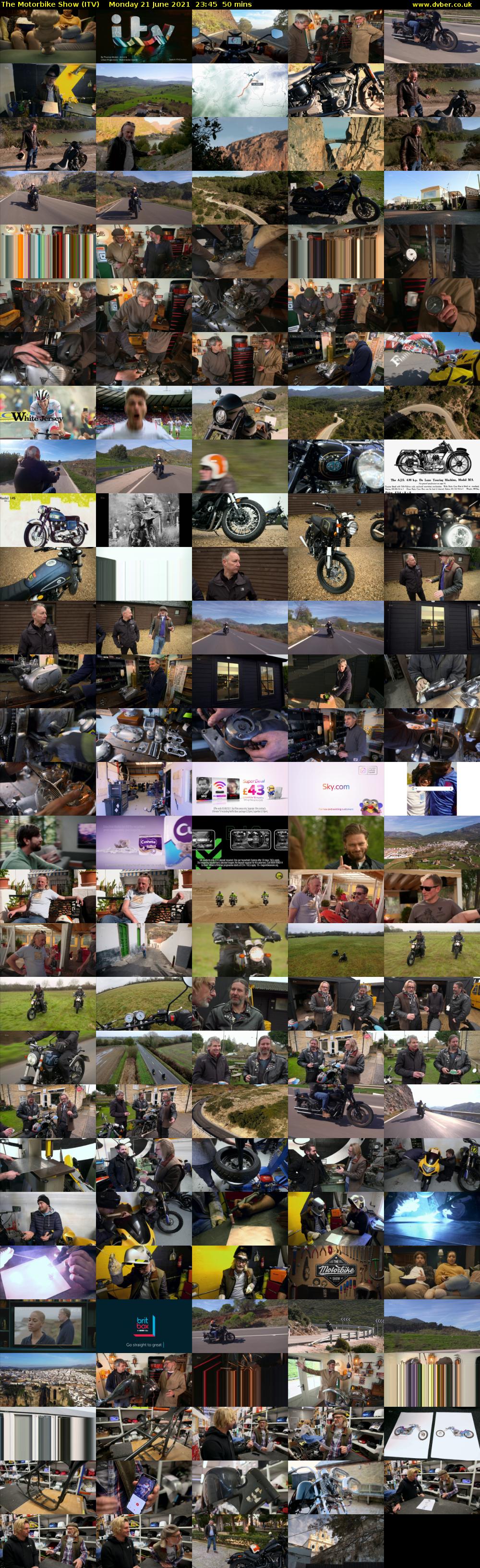 The Motorbike Show (ITV) Monday 21 June 2021 23:45 - 00:35