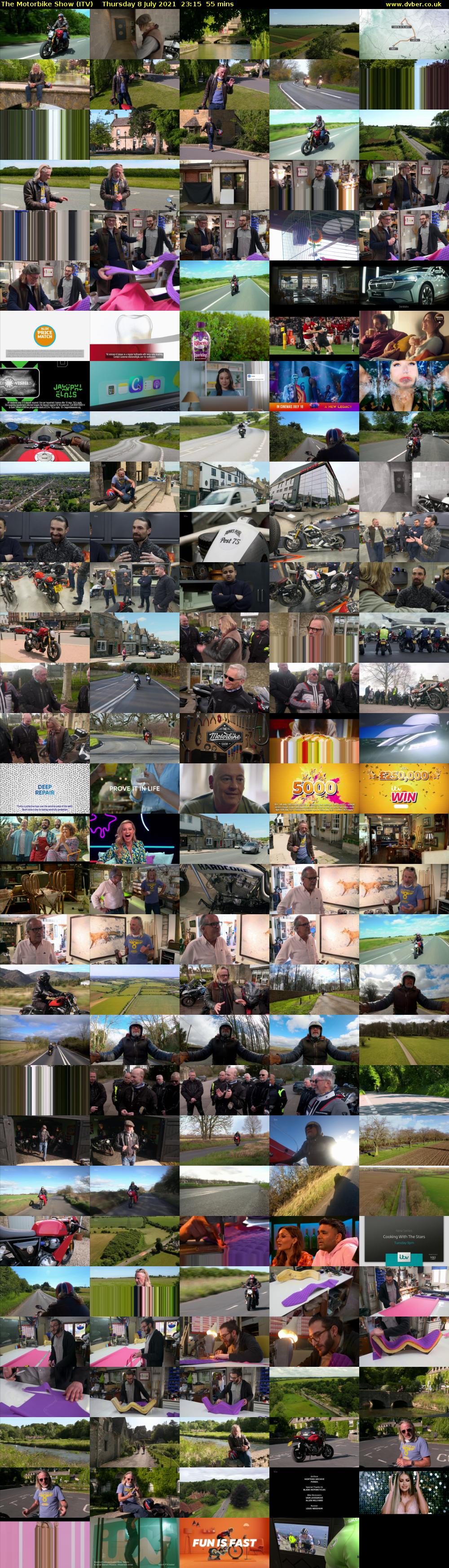 The Motorbike Show (ITV) Thursday 8 July 2021 23:15 - 00:10