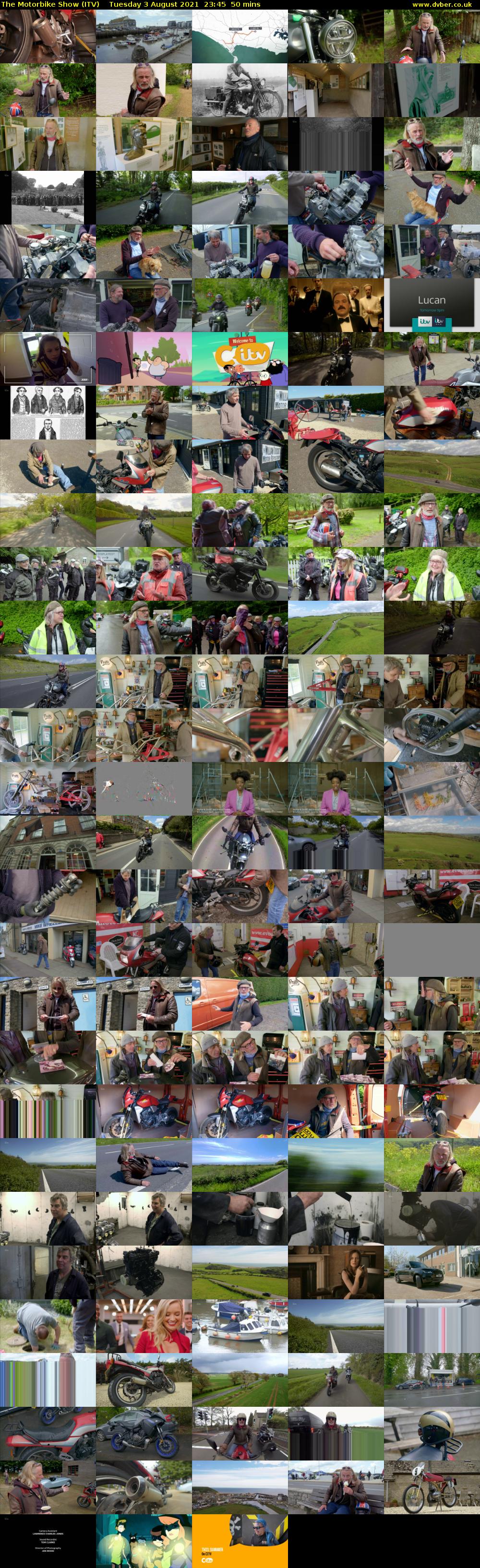 The Motorbike Show (ITV) Tuesday 3 August 2021 23:45 - 00:35