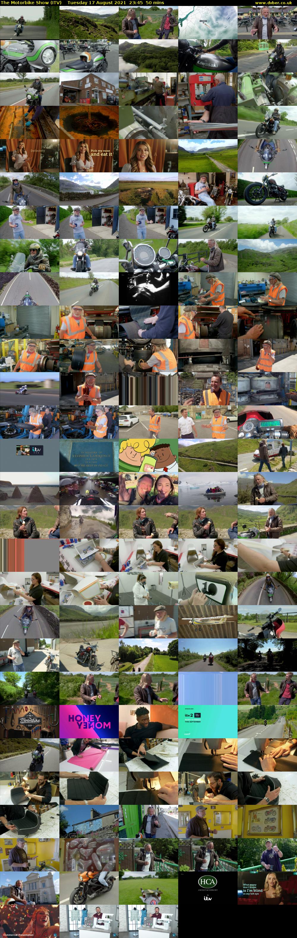 The Motorbike Show (ITV) Tuesday 17 August 2021 23:45 - 00:35