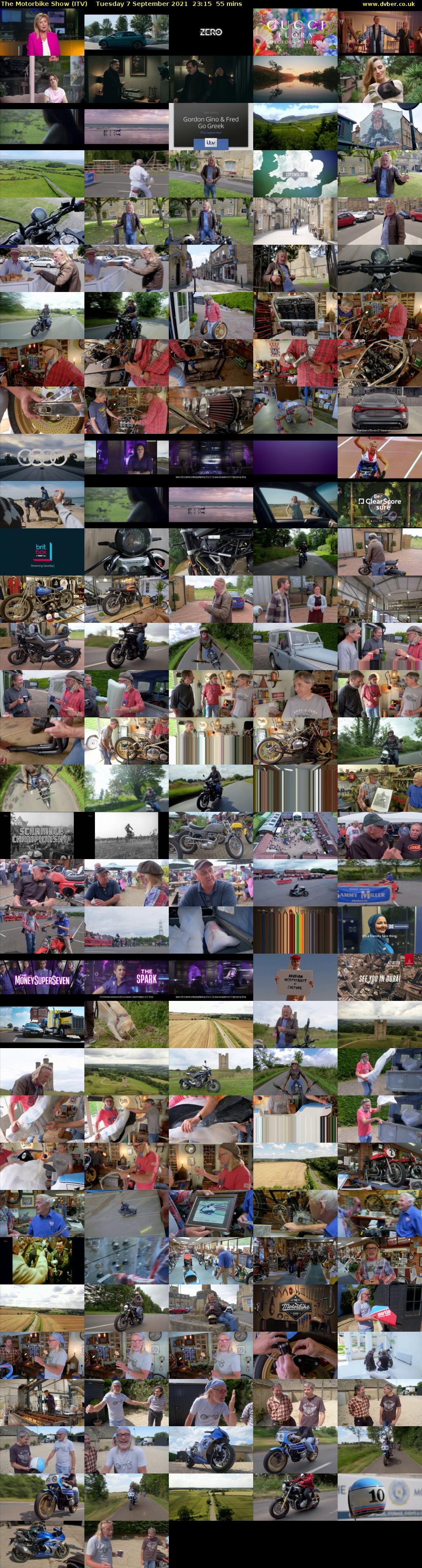 The Motorbike Show (ITV) Tuesday 7 September 2021 23:15 - 00:10