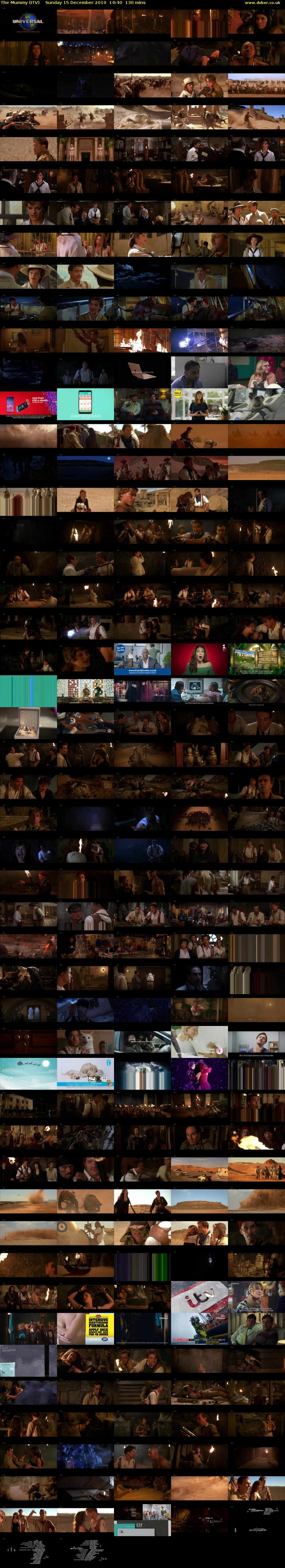 The Mummy (ITV) Sunday 15 December 2019 14:40 - 16:50