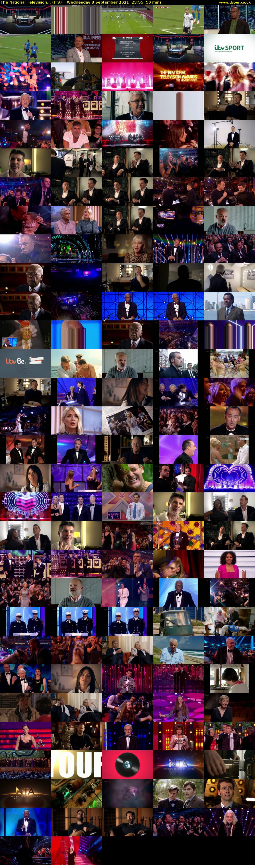 The National Television... (ITV) Wednesday 8 September 2021 23:55 - 00:45